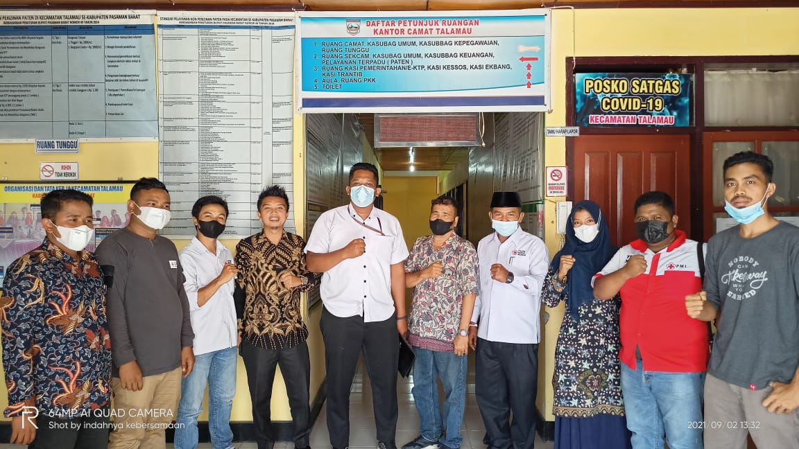 YUHELDI PIMPIN PMI KECAMATAN TALAMAU