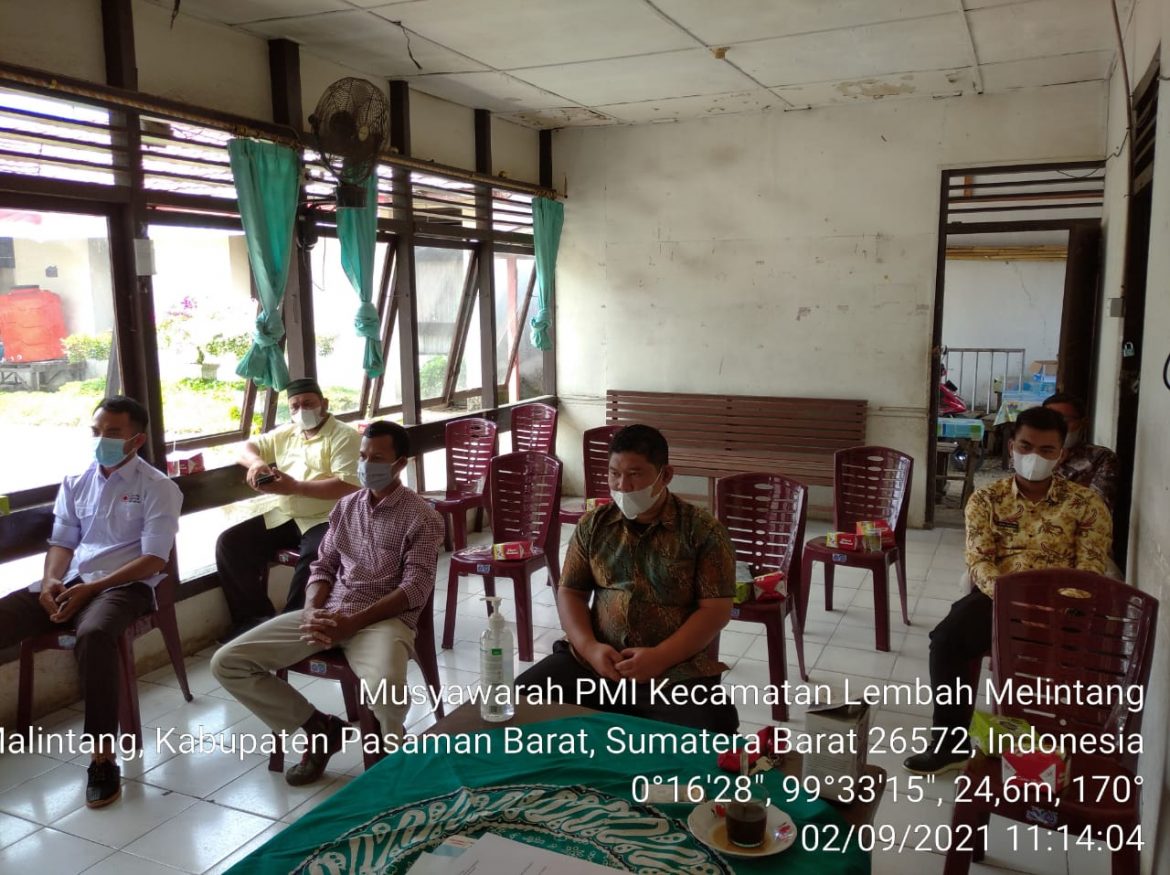 Efron Hakiki Terpilih sebagai Ketua PMI Kecamatan Lembah Melintang