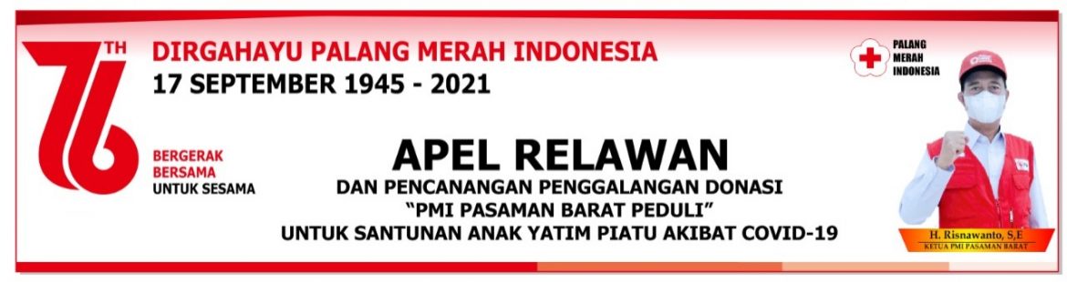 Apel Relawan dan Pencanagan Pegalangan Donasi PMI Pasbar