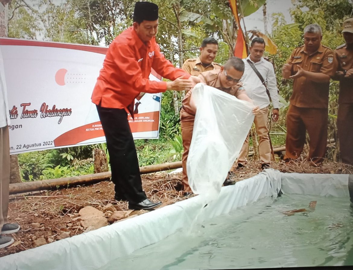 H. Risnawanto SE luncurkan program Livelihood pasca gempa PMI