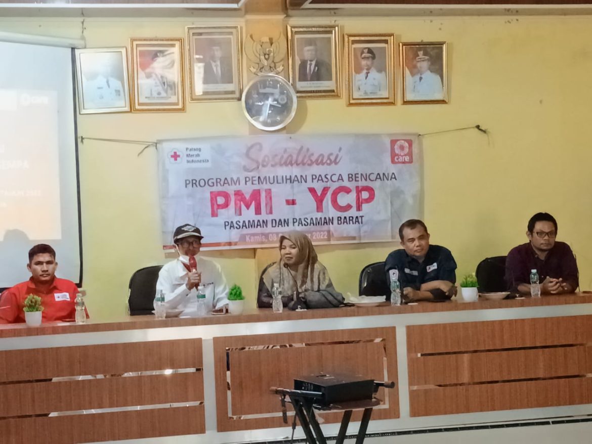 PMI sosialisasi program pemulihan pasca bencana Nagari kajai